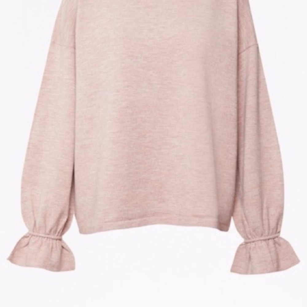 French Connection NWT Ruffle Cuff Sleeve Sweater
